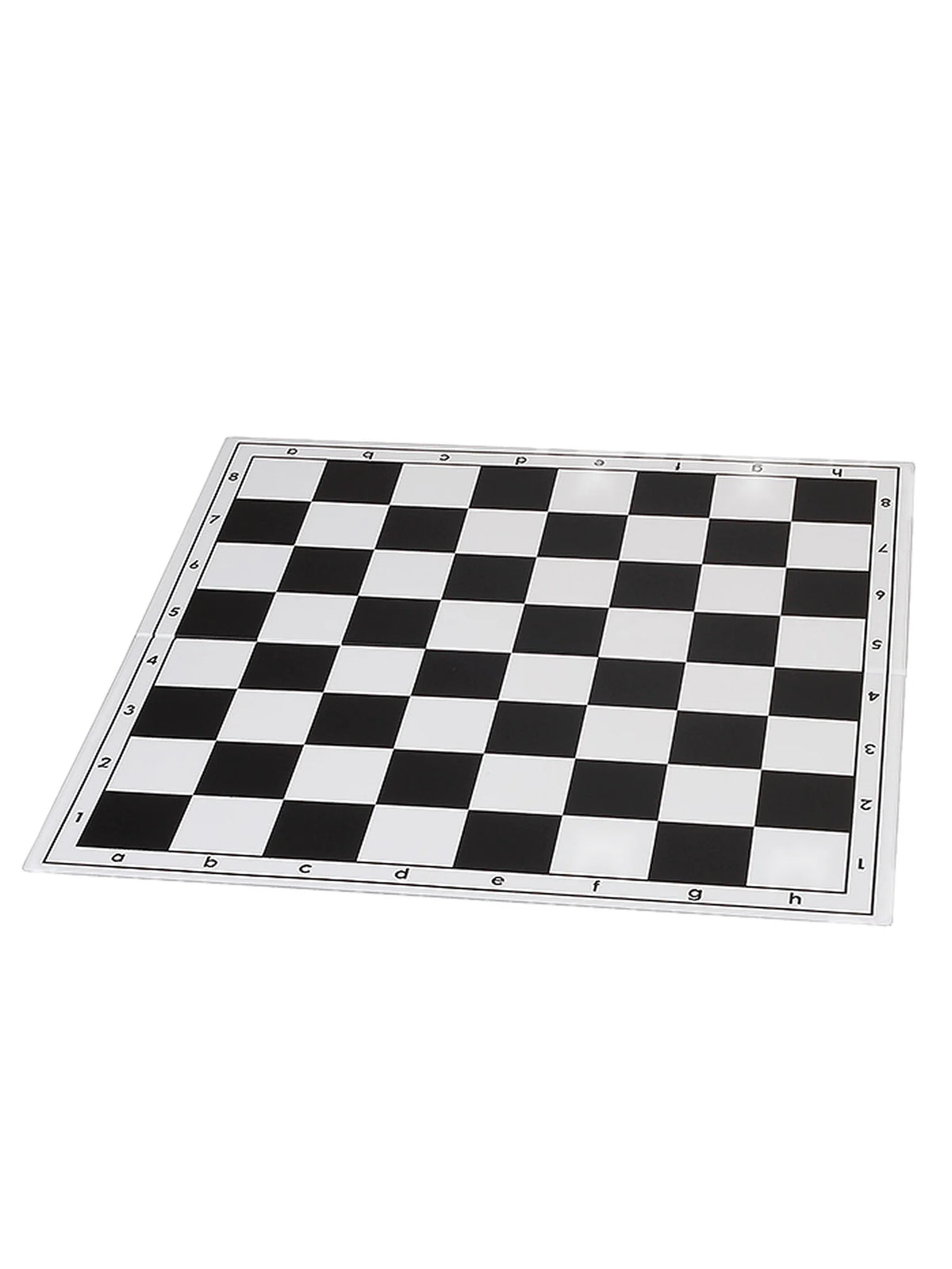 Échiquier pliant de tournoi en plastique – 51 cm noir, vue d’ensemble
