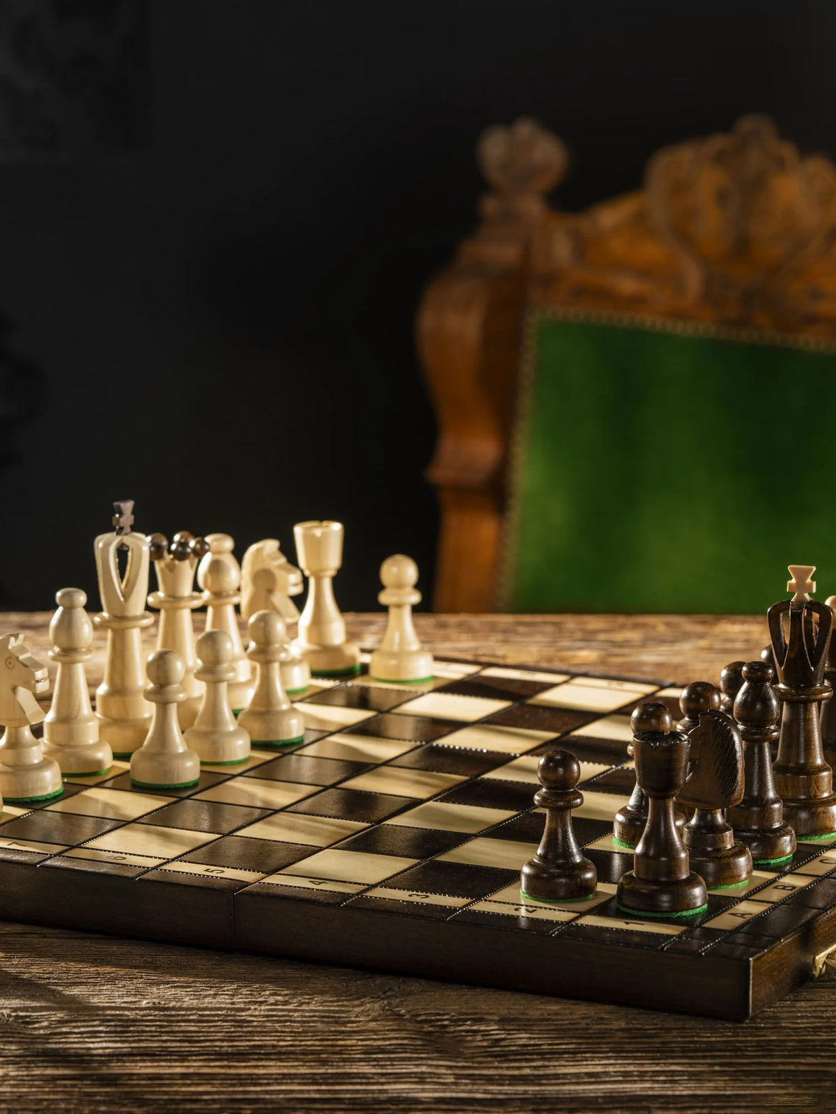 Jeu d’échecs As – dans un salon