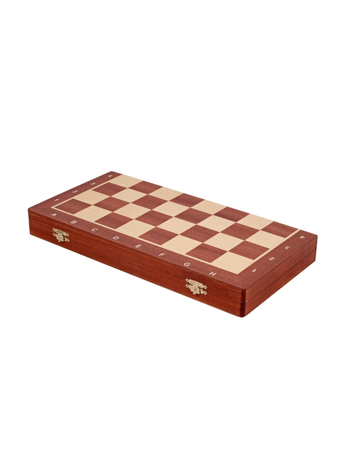 Échiquier Gambit en acajou – plateau fermé