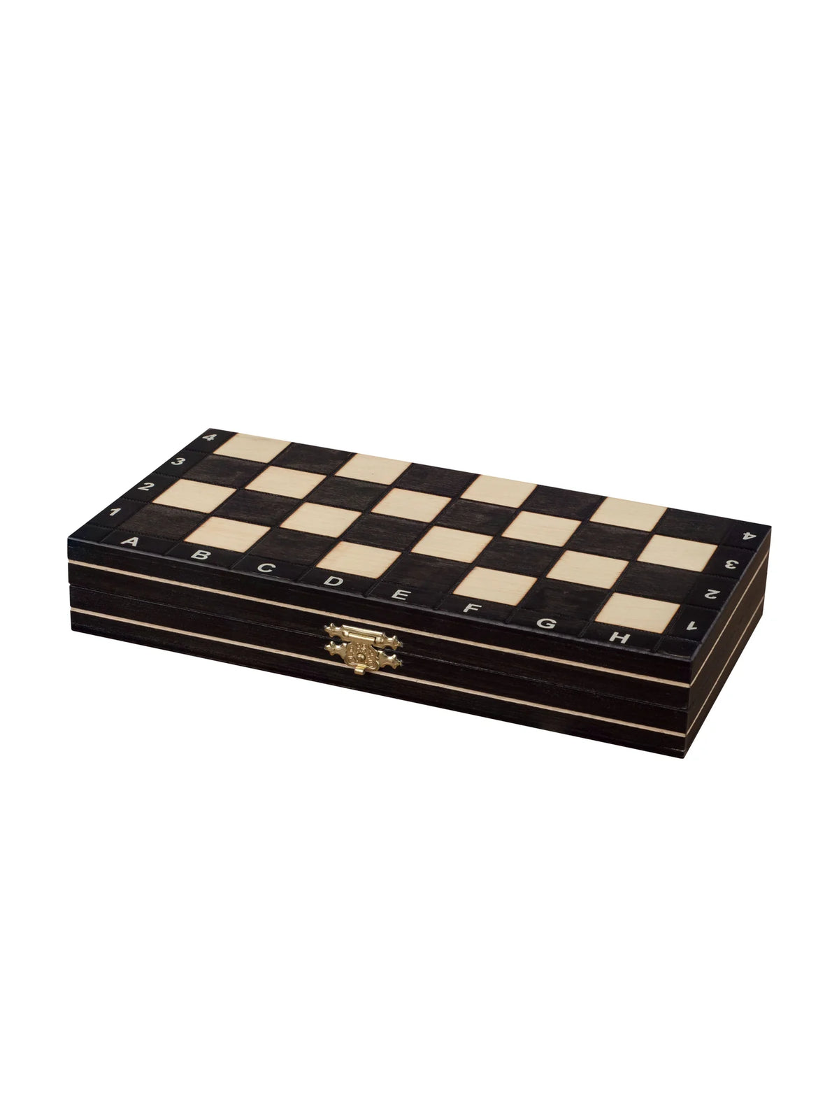 Échiquier magnétique Nomade noir – plateau fermé