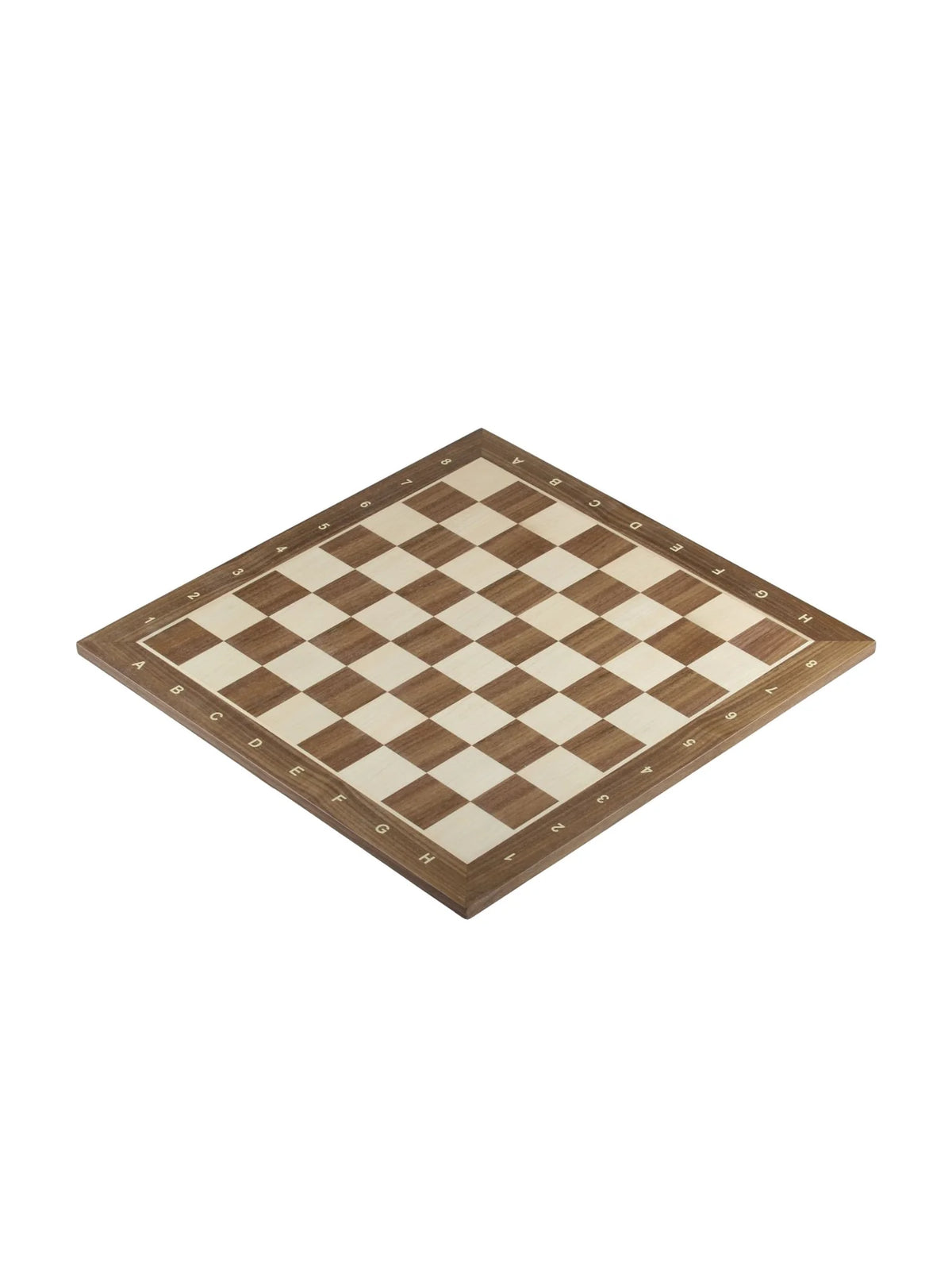 Échiquier de tournoi Noyer avec notation – vue d’ensemble
