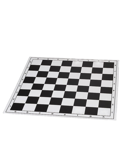 Échiquier pliant de tournoi en plastique – 51 cm noir, vue d’ensemble