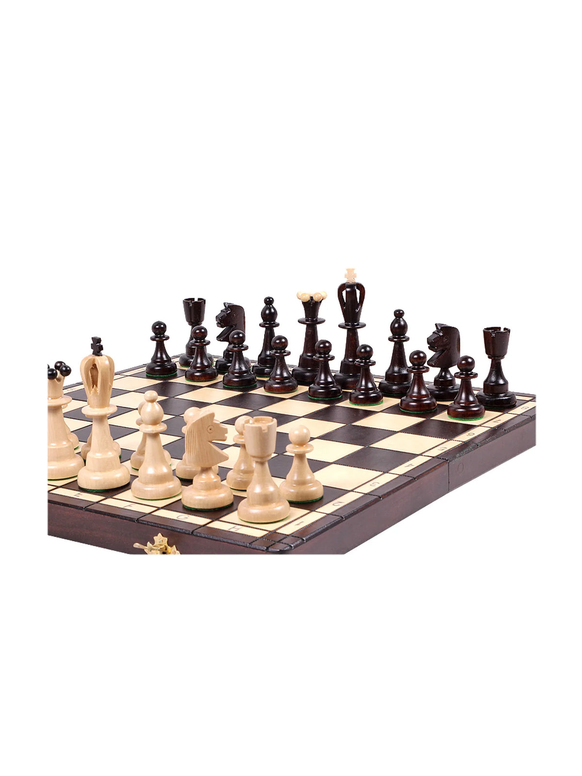Jeu d’échecs As – les pièces en place
