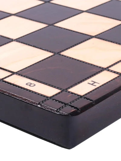 Jeu d’échecs indien Maharadjah Compact – détail plateau