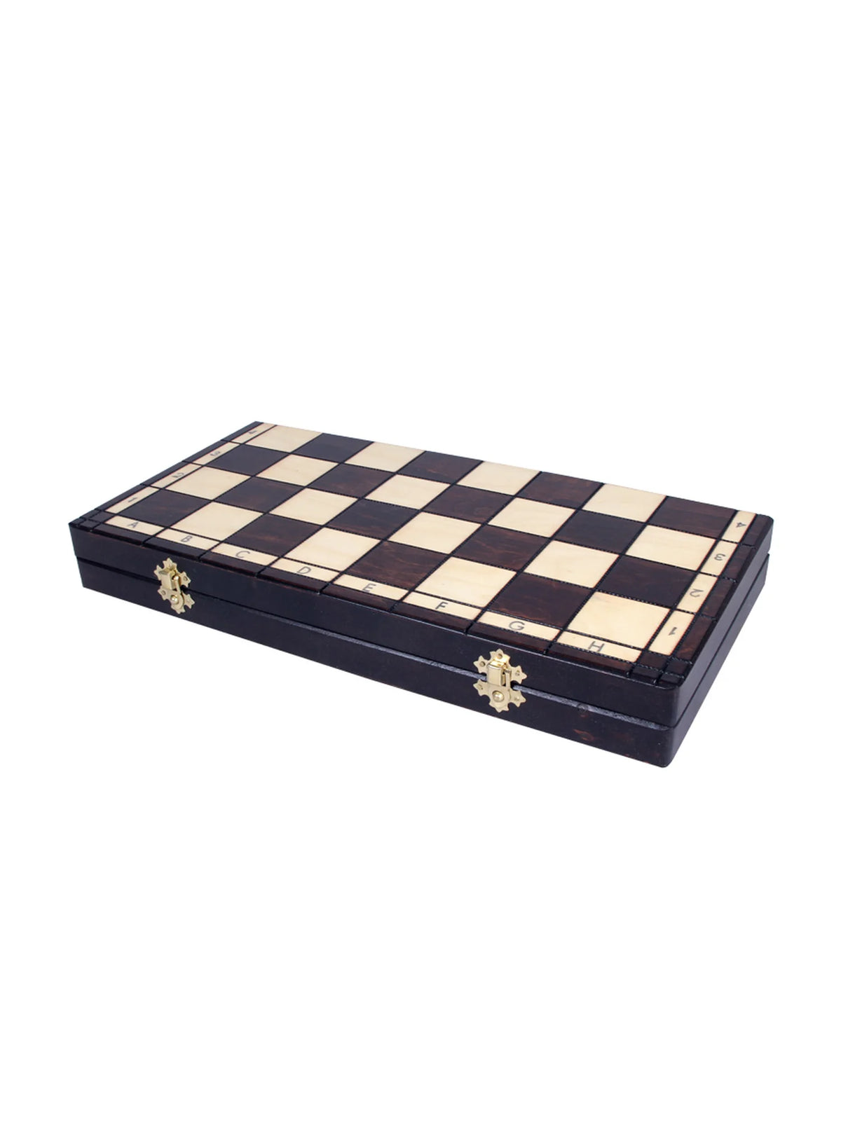 Jeu d’échecs Matriochka, coloris bleu et rouge ou vert et rouge : plateau fermé