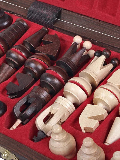 Jeu d’échecs Royal – rangement des pièces