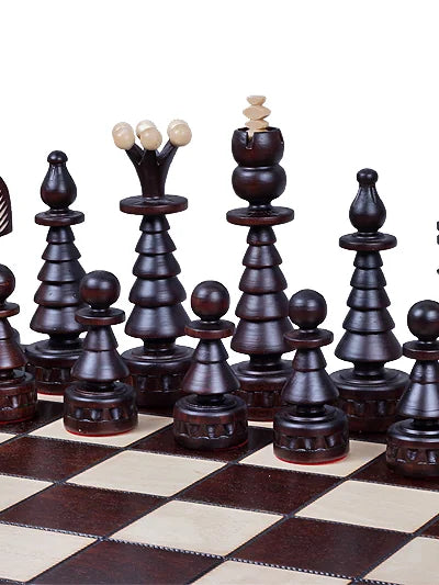 Jeu d’échecs Sapin de Noël – pièces noires