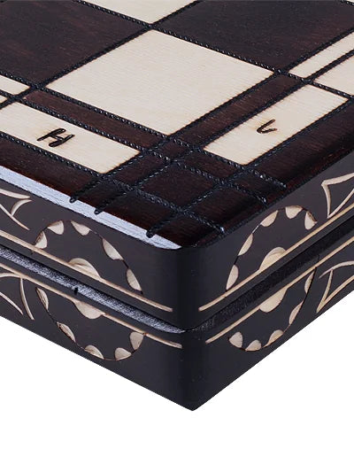 Jeu d’échecs Sapin de Noël – détail plateau