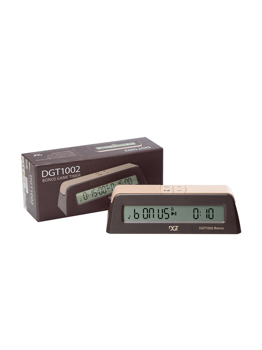 Pendule d’échecs DGT 1002 Bonus – avec sa boîte