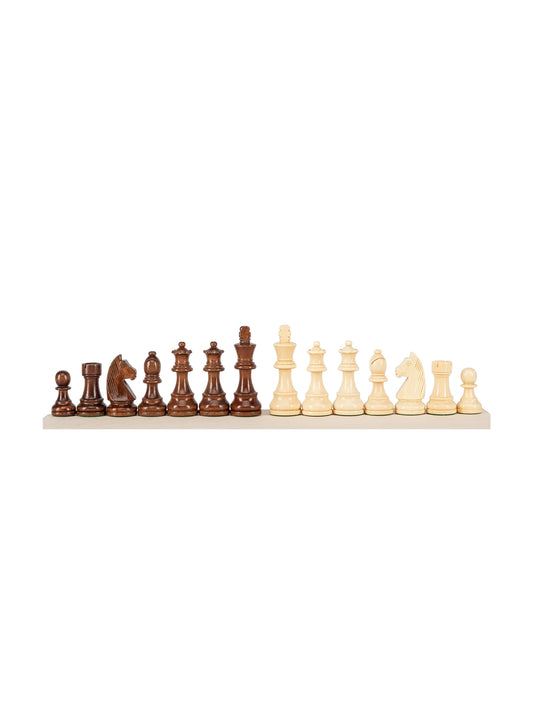 Pièces d’échecs German Staunton n°5+ 98 mm – les pièces réunies