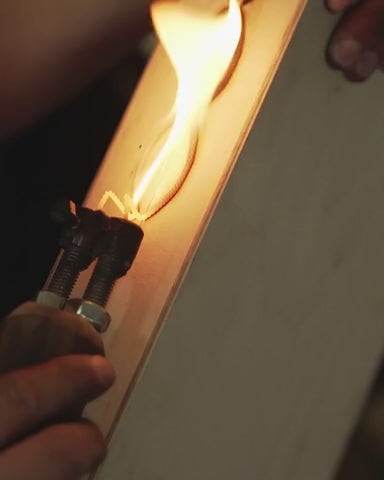 Décorer : un motif tracé à la chaleur